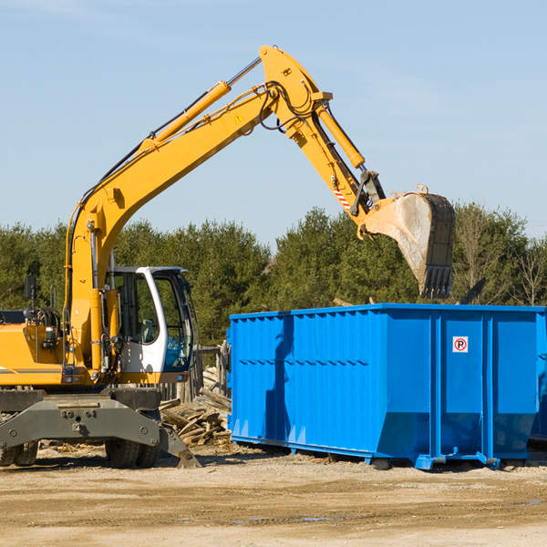 is there a minimum or maximum amount of waste i can put in a residential dumpster in Bowerston